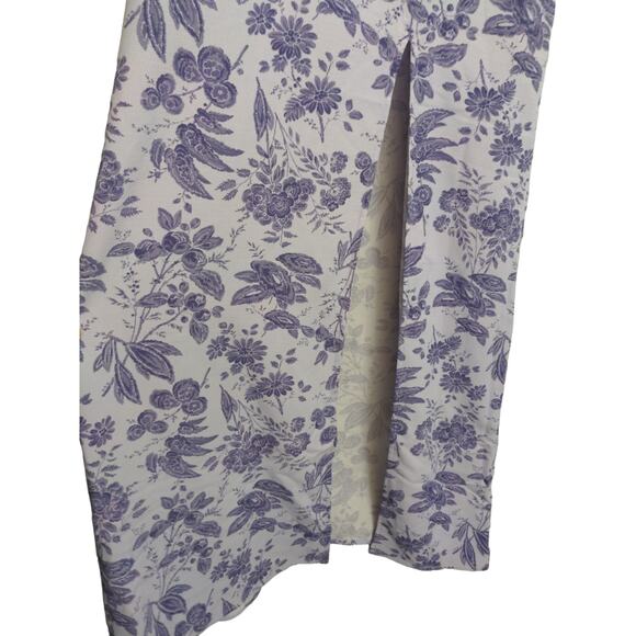 Hill House Simone Dress Lilac Tonal Floral XL New - Picture 6 of 13